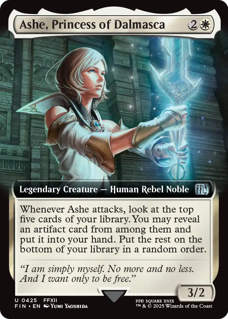 Ashe, Princess of Dalmasca (Extended Art) (FIN-425) - FINAL FANTASY: (Extended Art) Foil