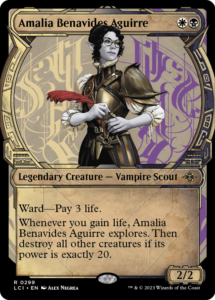 Amalia Benavides Aguirre (Showcase) (LCI-299) - The Lost Caverns of Ixalan: (Showcase)