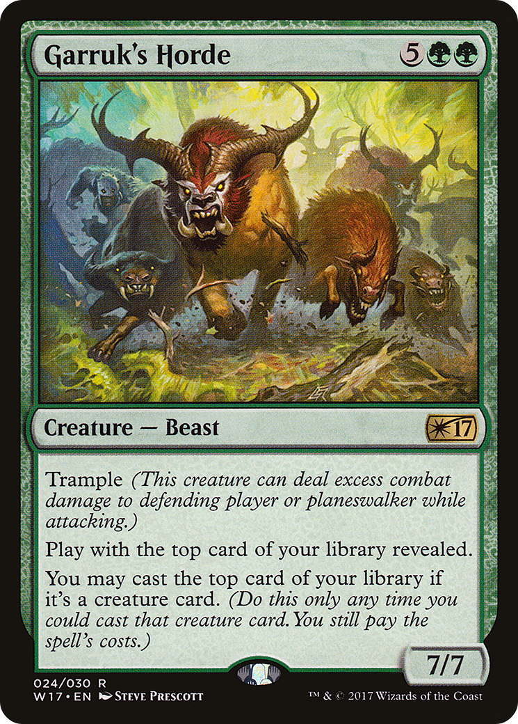 Garruk's Horde (W17-024) - Welcome Deck 2017