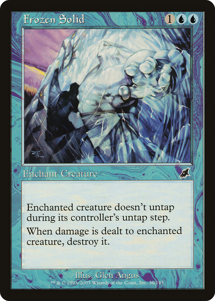 Frozen Solid (SCG-036) - Scourge Foil