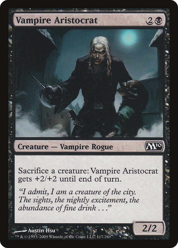 Vampire Aristocrat (M10-117) - Magic 2010 Foil