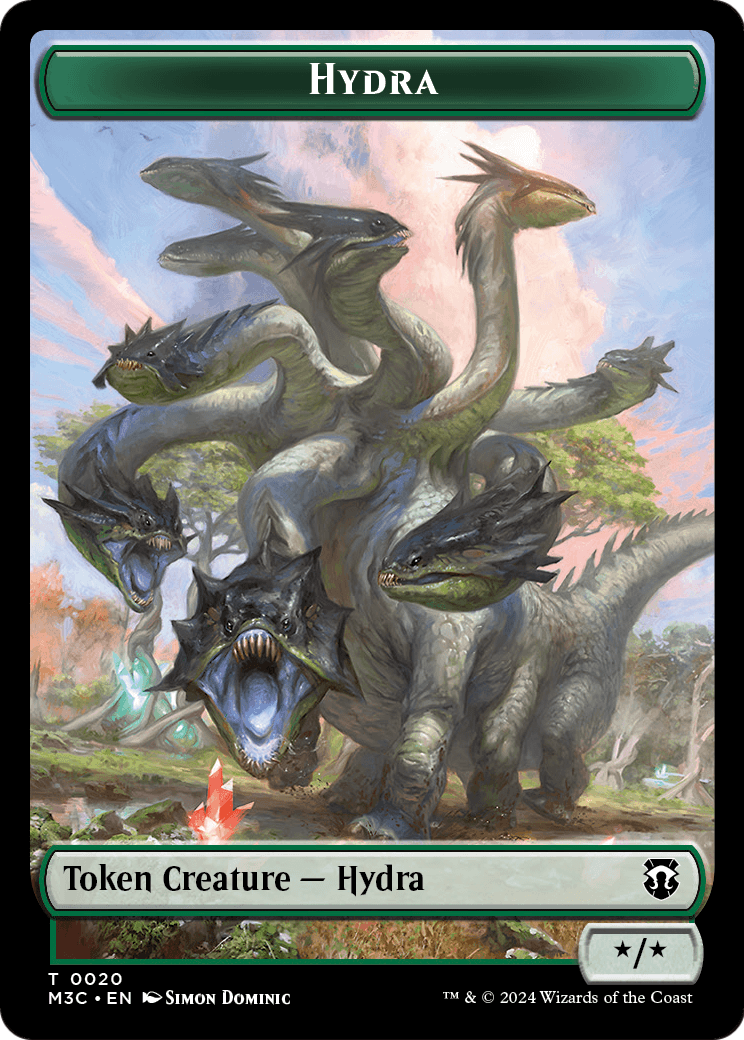 Hydra (TM3C-020) - Modern Horizons 3 Commander Tokens Foil