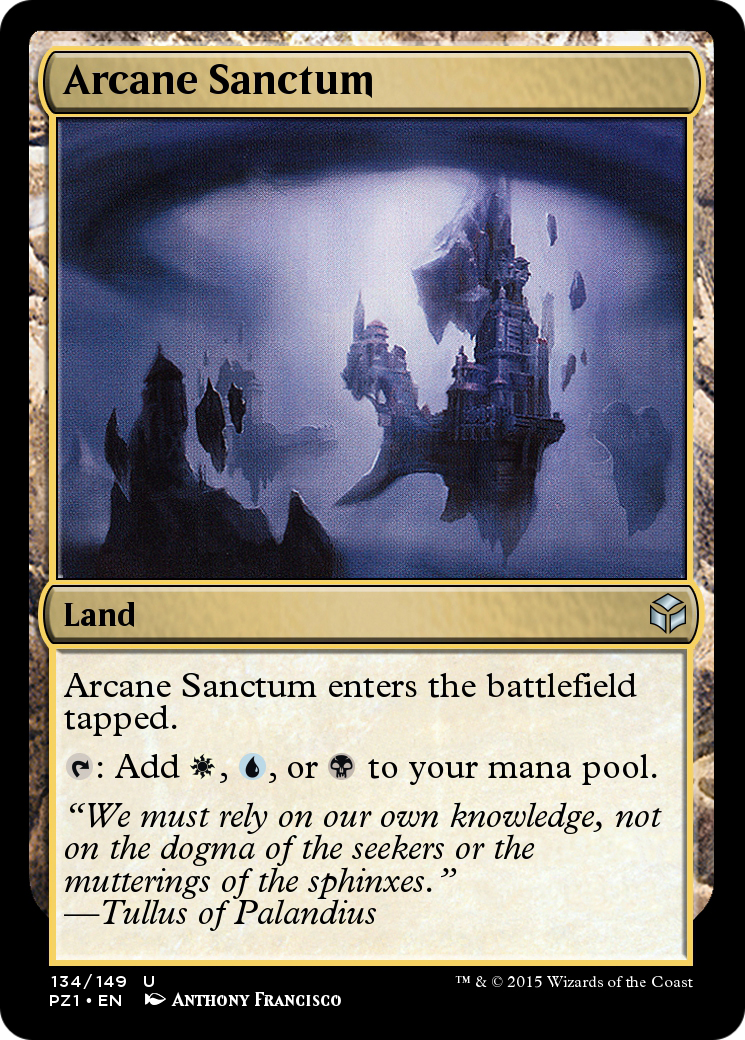 Arcane Sanctum (PZ1-134) - Legendary Cube Prize Pack Foil