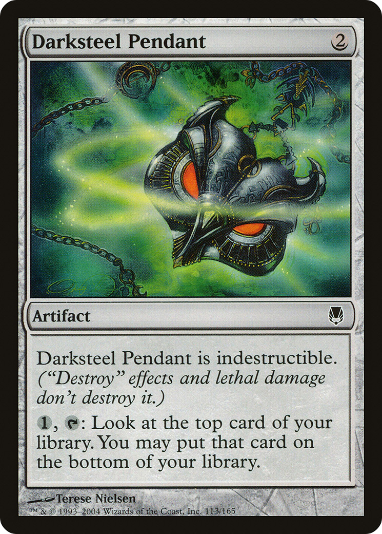 Darksteel Pendant (DST-113) - Darksteel Foil