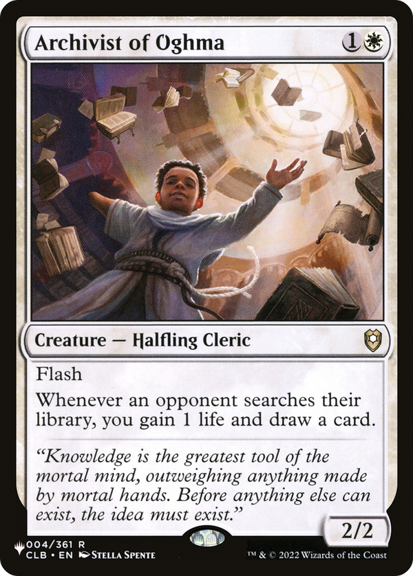 Archivist of Oghma (LIST-004/361) - The List