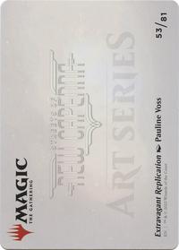 Extravagant Replication // Extravagant Replication (ASNC-053) - New Capenna Art Series (Borderless) Foil