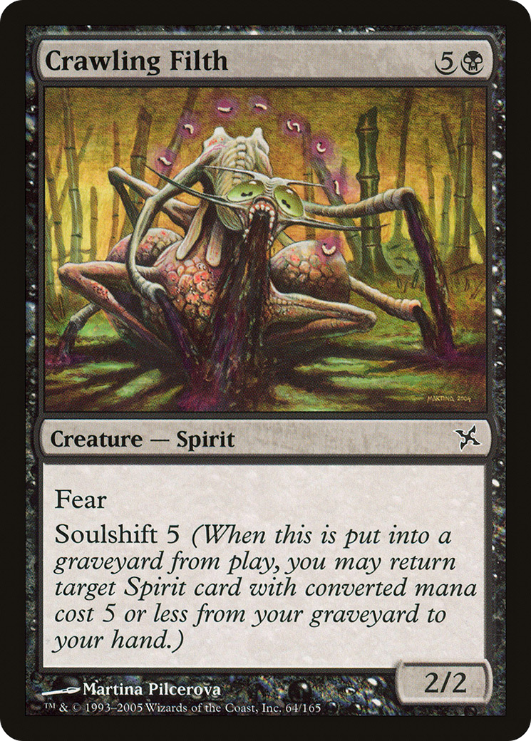 Crawling Filth (BOK-064) - Betrayers of Kamigawa Foil