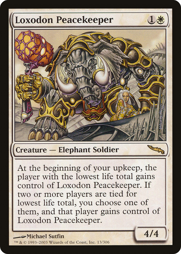 Loxodon Peacekeeper (MRD-013) - Mirrodin Foil