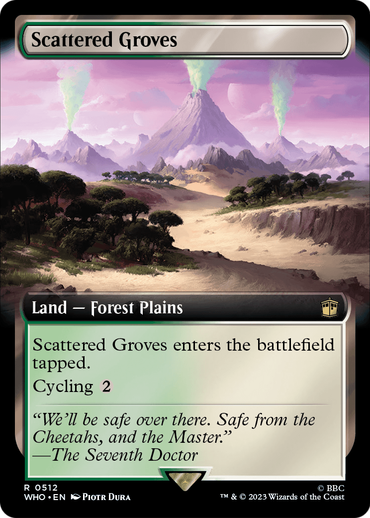 Scattered Groves (Extended Art) (WHO-512) - Doctor Who: (Extended Art) Foil