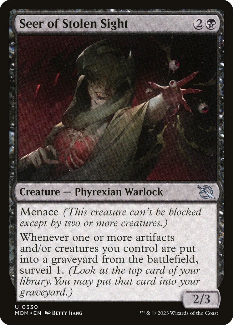 Seer of Stolen Sight (MOM-330) - March of the Machine Foil