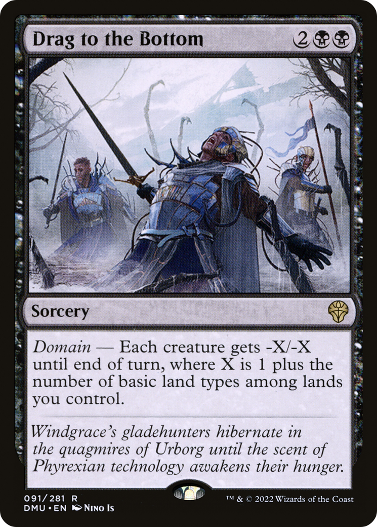 Drag to the Bottom (DMU-091) - Dominaria United Foil