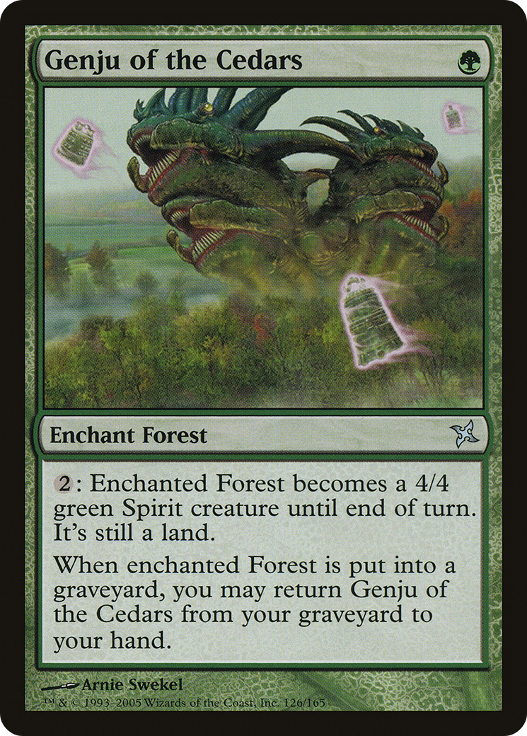 Genju of the Cedars (BOK-126) - Betrayers of Kamigawa