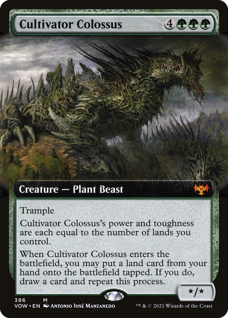 Cultivator Colossus (Extended Art) (VOW-386) - Innistrad: Crimson Vow: (Extended Art) Foil