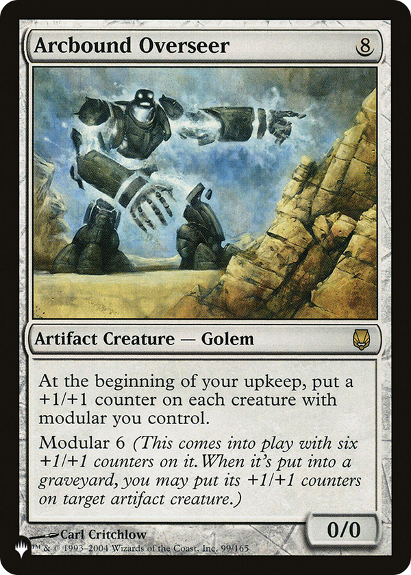 Arcbound Overseer (LIST-99/165) - The List