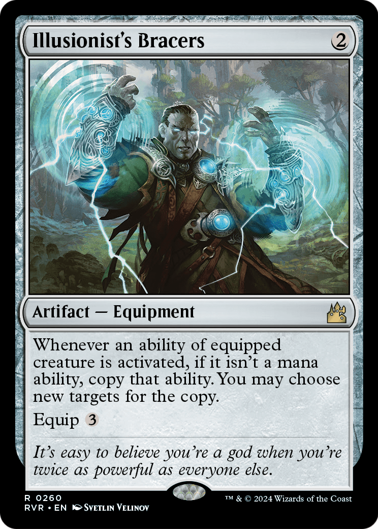 Illusionist's Bracers (RVR-260) - Ravnica Remastered