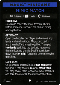 Mimic Match // Mimic Match (cont'd) (MCLB-002) - Commander Legends: Battle for Baldur's Gate Minigames Foil