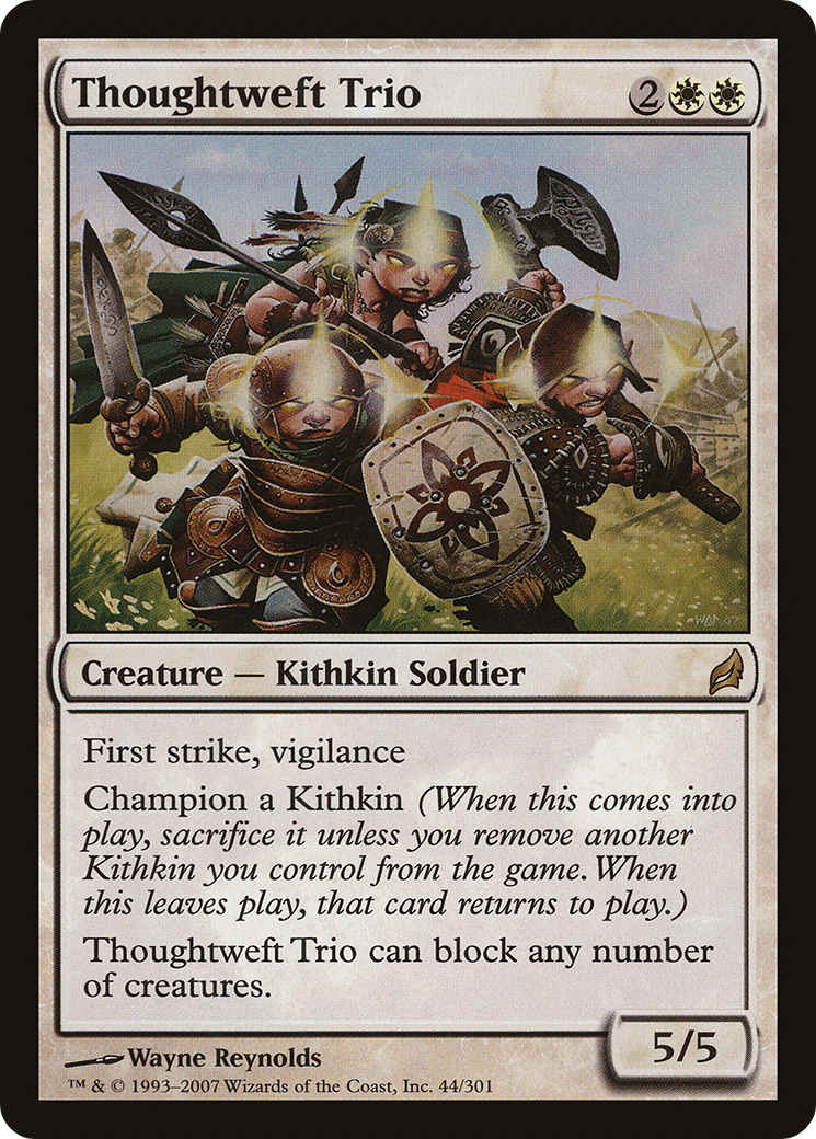 Thoughtweft Trio (LRW-044) - Lorwyn Foil