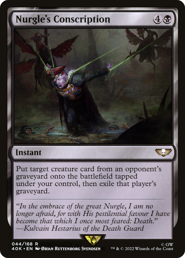 Nurgle's Conscription (40K-044) - Warhammer 40,000 Commander