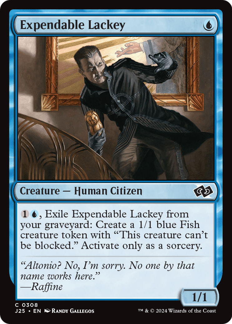 Expendable Lackey (J25-308) - Foundations Jumpstart
