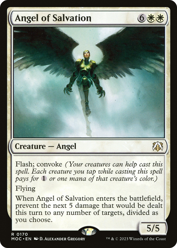 Angel of Salvation (MOC-170) - March of the Machine Commander