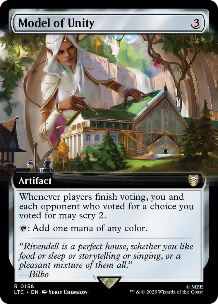 Model of Unity (Extended Art) (LTC-158) - Tales of Middle-earth Commander: (Extended Art) Foil