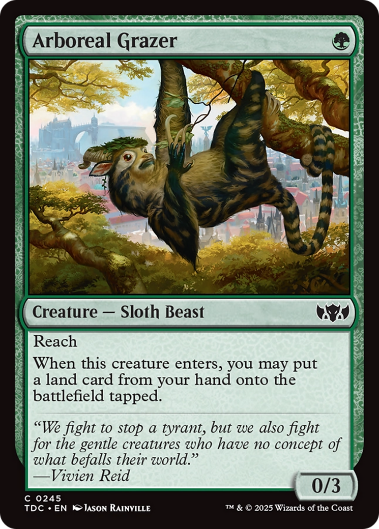 Arboreal Grazer (TDC-245) - Commander: Tarkir: Dragonstorm