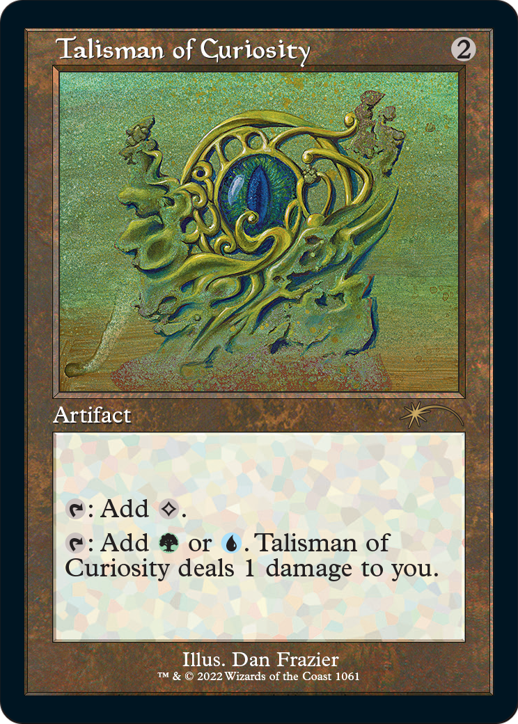 Talisman of Curiosity (Retro Frame) (SLD-1061) - Secret Lair Drop