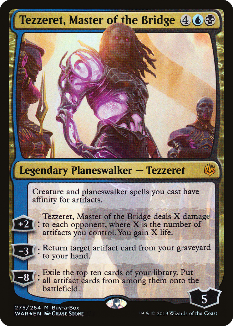 Tezzeret, Master of the Bridge (BABP-275) - War of the Spark Foil