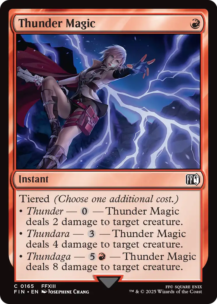 Thunder Magic (FIN-165) - FINAL FANTASY