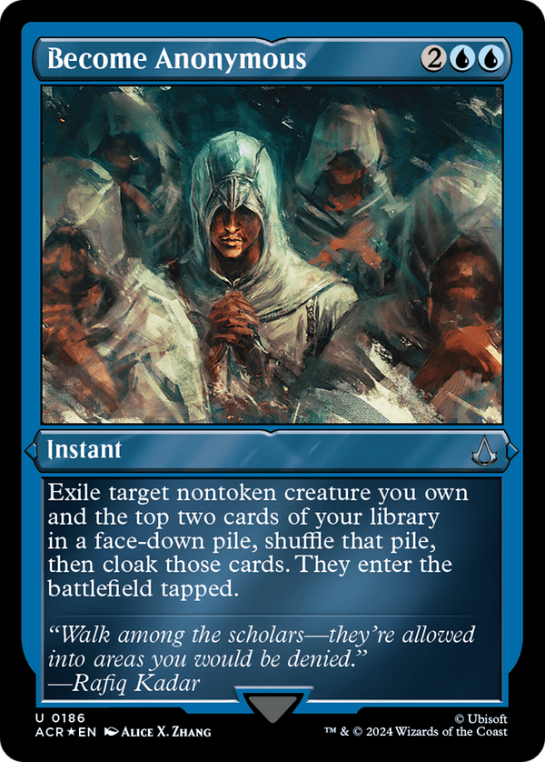 Become Anonymous (Foil Etched) (ACR-186) - Assassin's Creed Foil