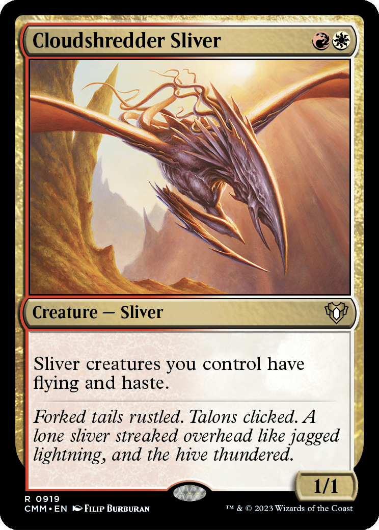 Cloudshredder Sliver (CMM-919) - Commander Masters