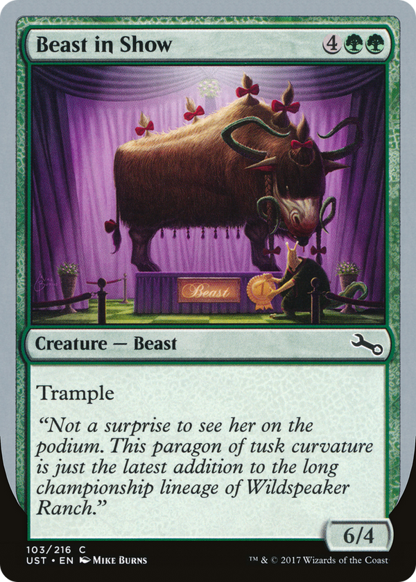 Beast in Show (D) (UST-103) - Unstable Foil