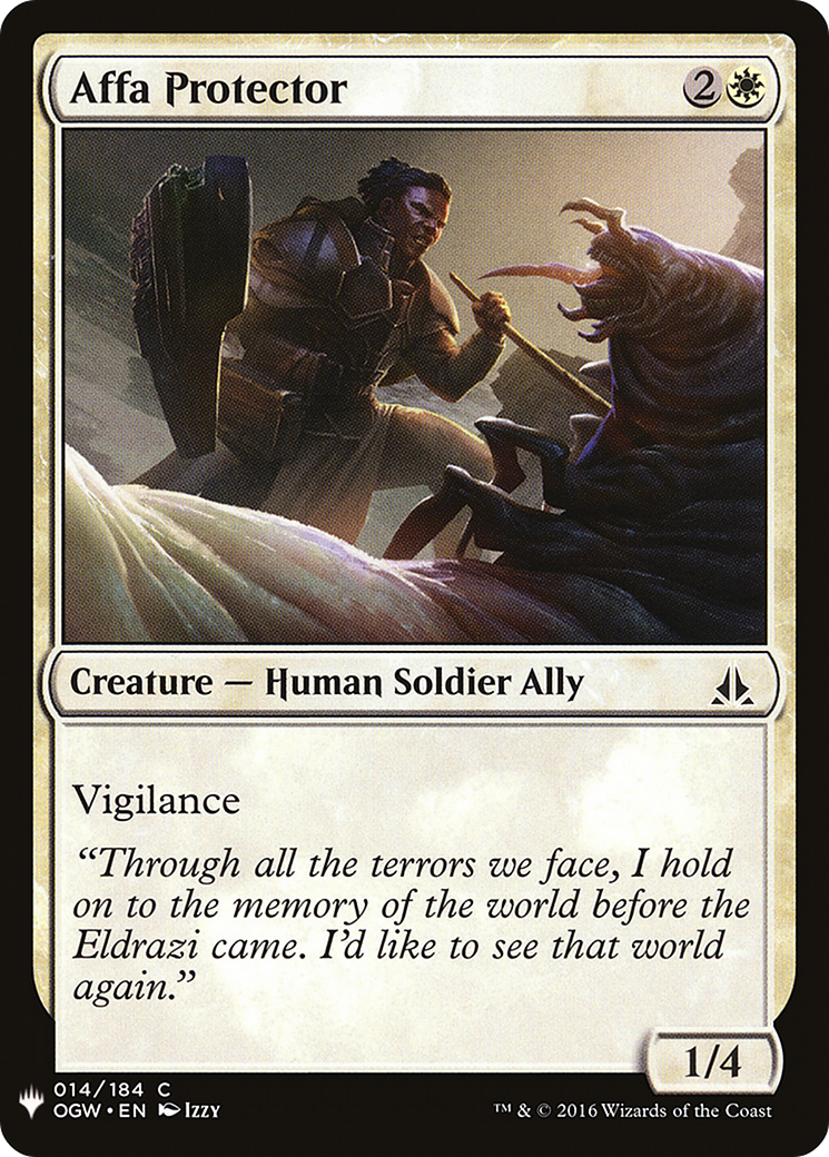 Affa Protector (LIST-014) - The List