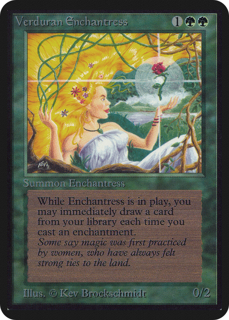 Verduran Enchantress (LEA-) - Limited Edition Alpha