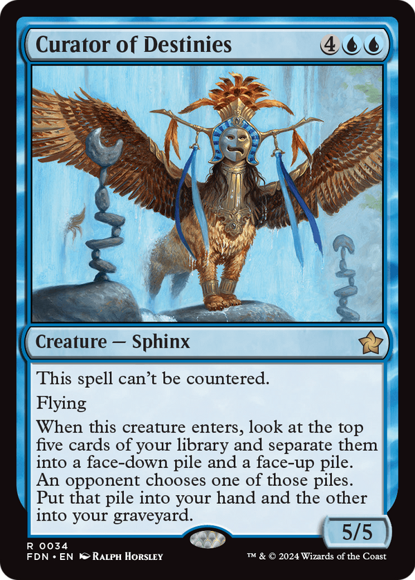 Curator of Destinies (FDN-034) - Foundations Foil