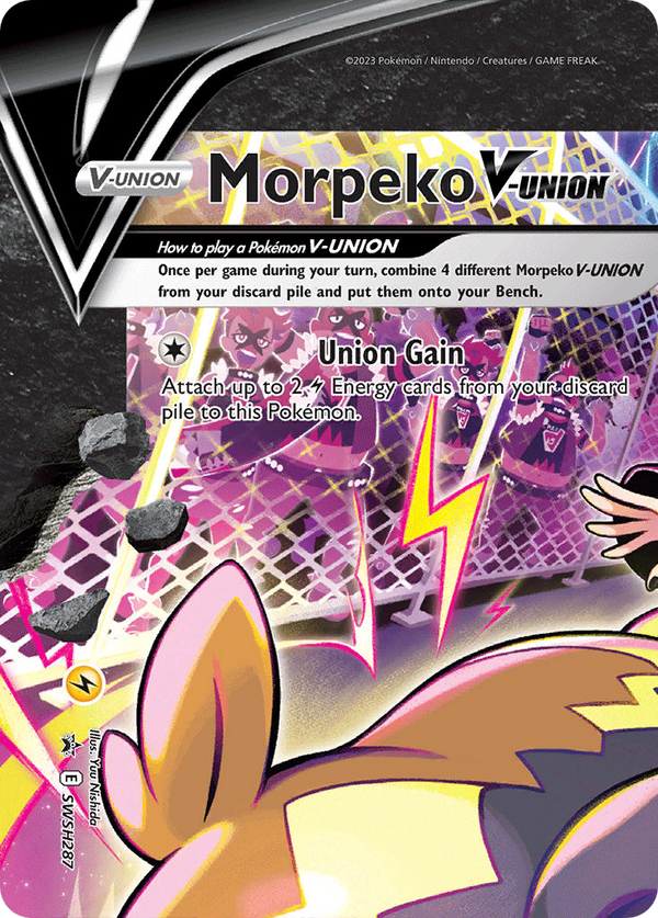 Morpeko V-UNION SWSH287  SWSH Black Star Promos - Promo