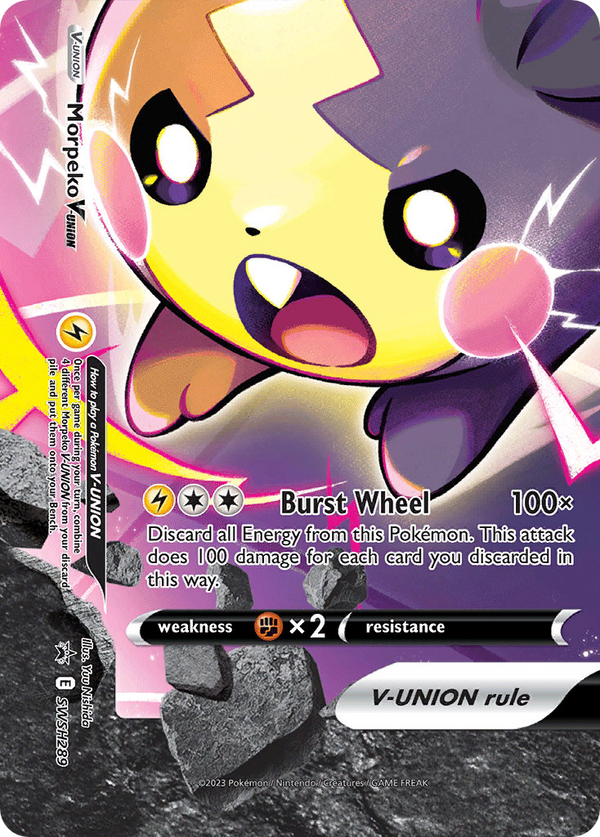 Morpeko V-UNION SWSH289  SWSH Black Star Promos - Promo