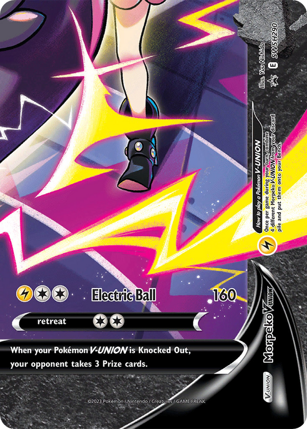 Morpeko V-UNION SWSH290  SWSH Black Star Promos - Promo