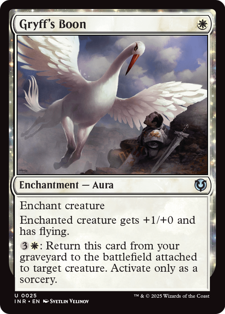 Gryff's Boon (INR-025) - Innistrad Remastered: (enchantment)