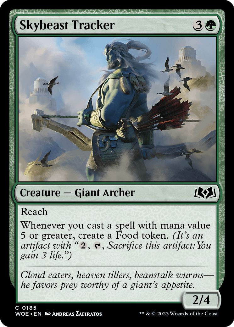 Skybeast Tracker (WOE-185) - Wilds of Eldraine Foil