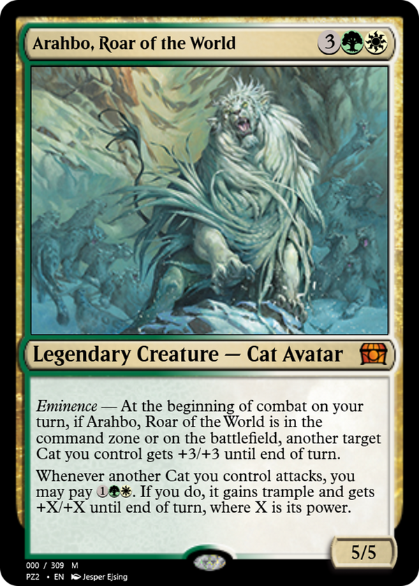 Arahbo, Roar of the World (PZ2-65735) - Treasure Chest Foil