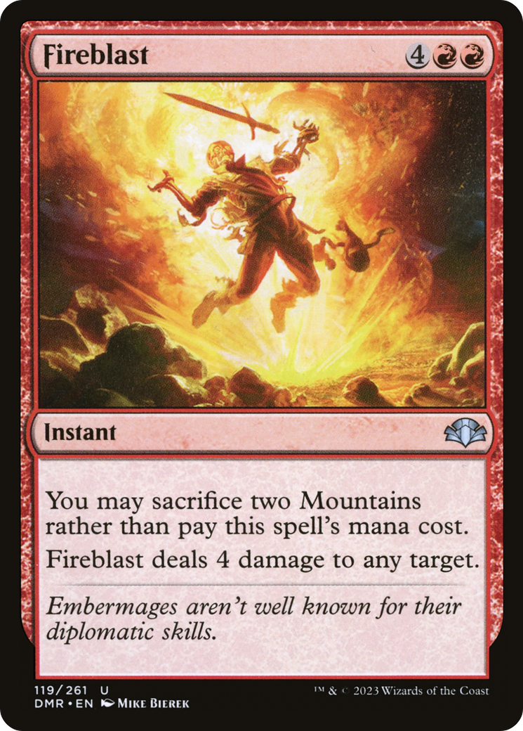 Fireblast (DMR-119) - Dominaria Remastered Foil