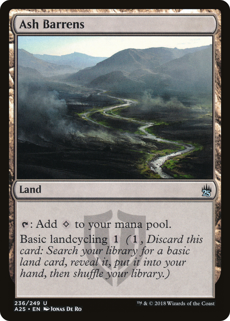 Ash Barrens (A25-236) - Masters 25 Foil