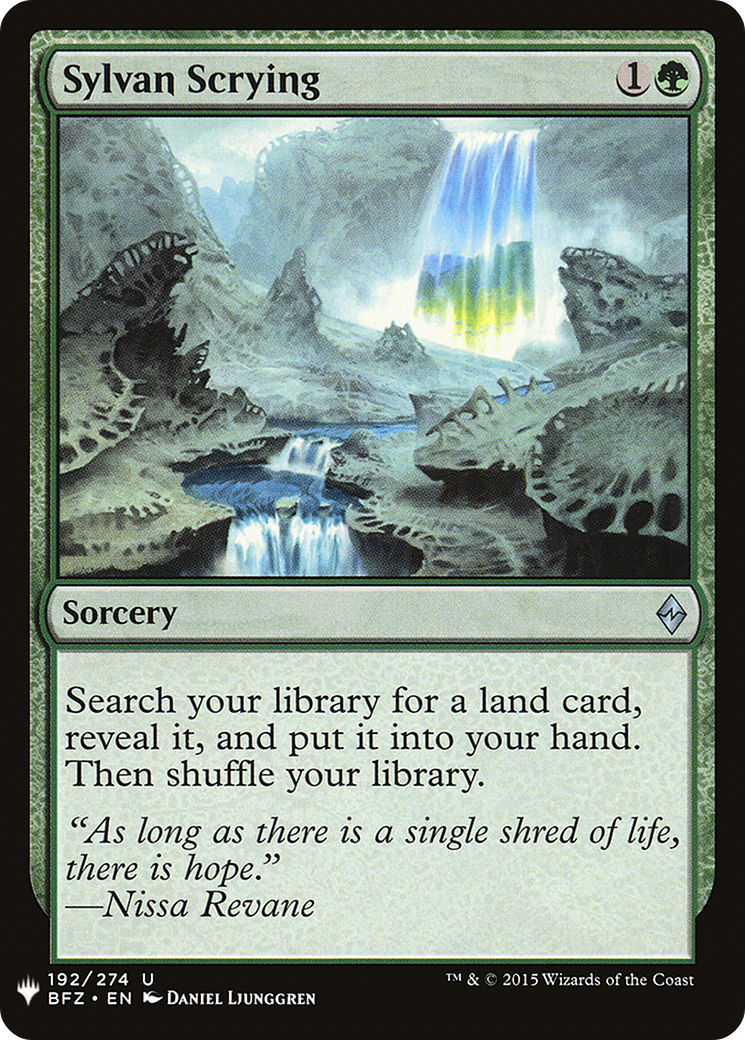 Sylvan Scrying (LIST-192) - The List