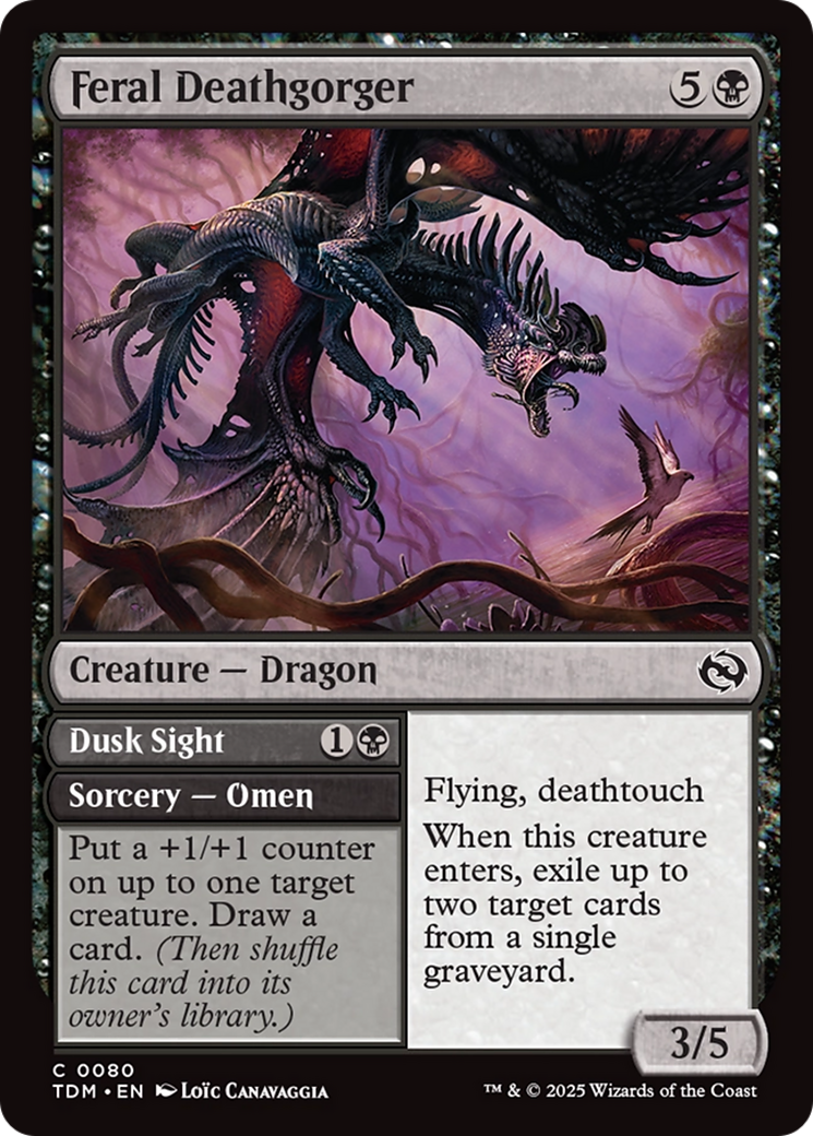 Feral Deathgorger (TDM-080) - Tarkir: Dragonstorm