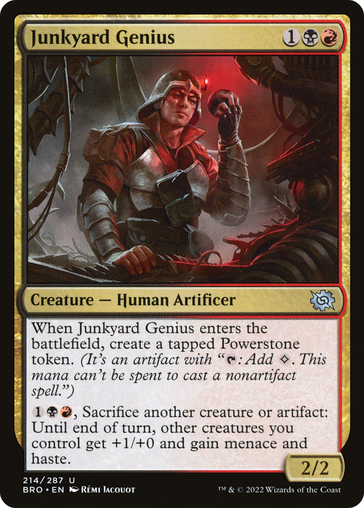 Junkyard Genius (BRO-214) - The Brothers' War Foil