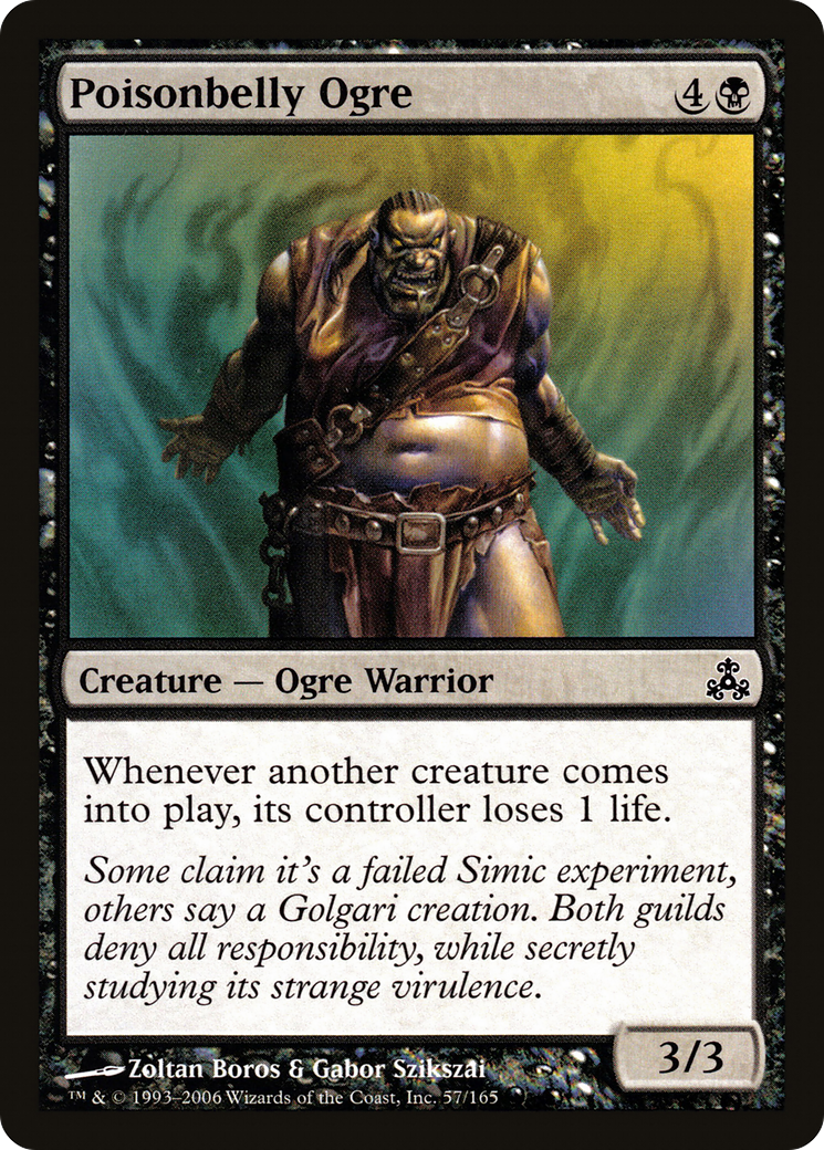 Poisonbelly Ogre (GPT-057) - Guildpact Foil
