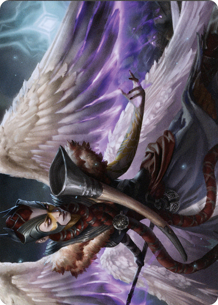 Firja, Judge of Valor // Firja, Judge of Valor (ASKHM-056) - Art Series: Kaldheim (Borderless)