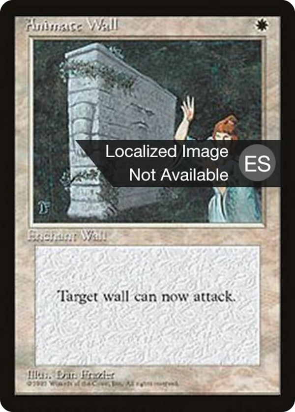 Animate Wall (4BB-) - Fourth Edition Foreign Black Border