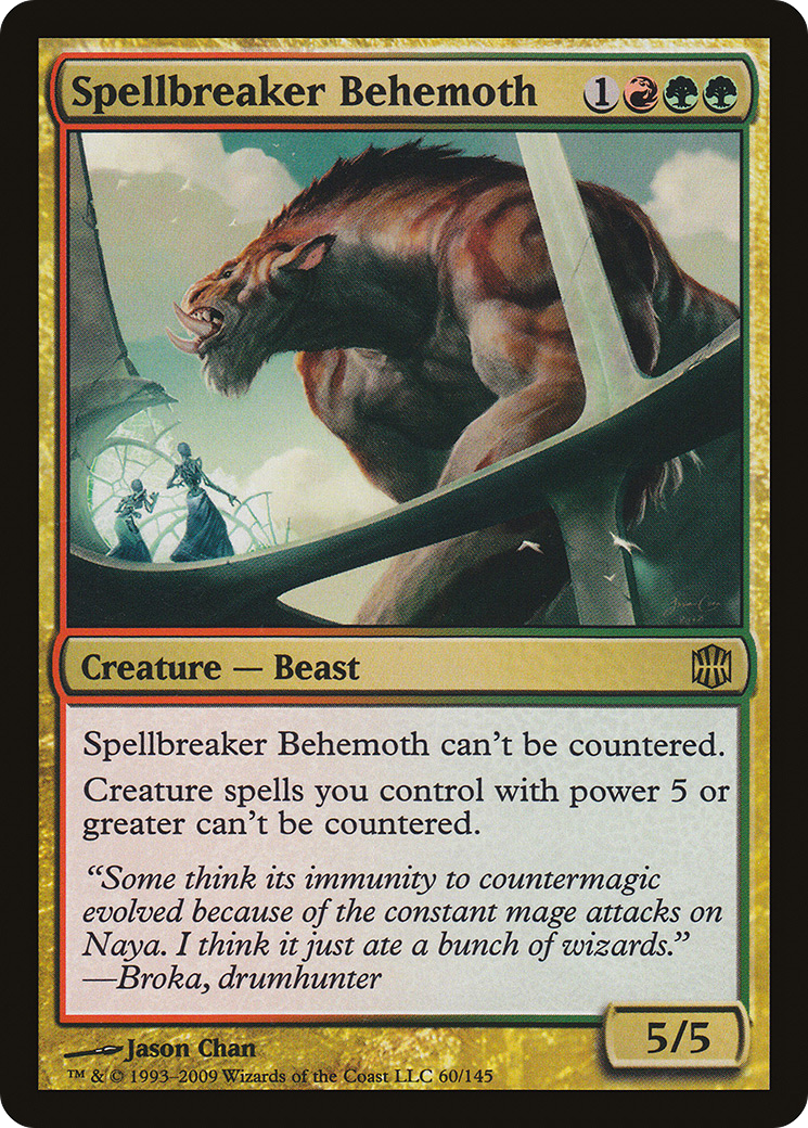 Spellbreaker Behemoth (ARB-060) - Alara Reborn